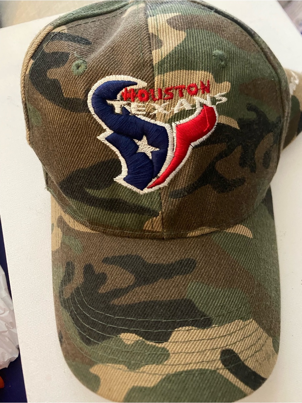Mens Camo Houston Texans Baseball Cap - Green Camo